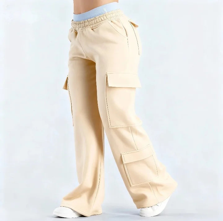 Pantalón Casual Recto de Mujer con Bolsillos - Primavera/Verano