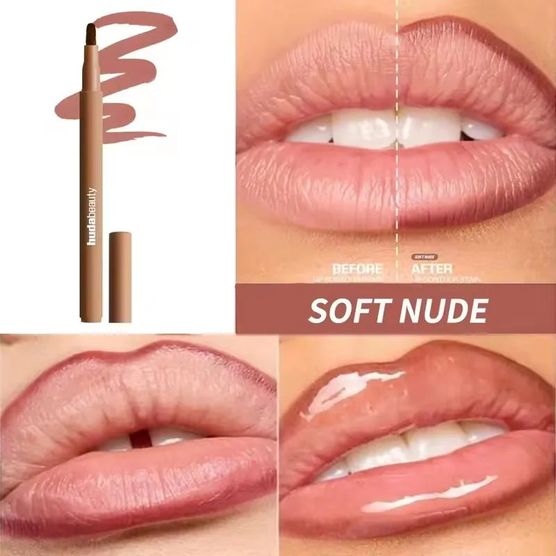 Delineador de Labios Mate – Lápiz Contorno de Larga Duración