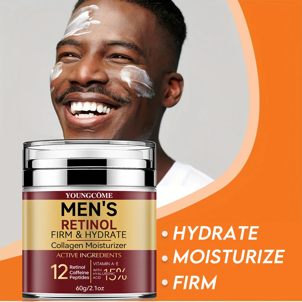 Crema Facial con Retinol para Hombre – Hidratante y Reafirmante
