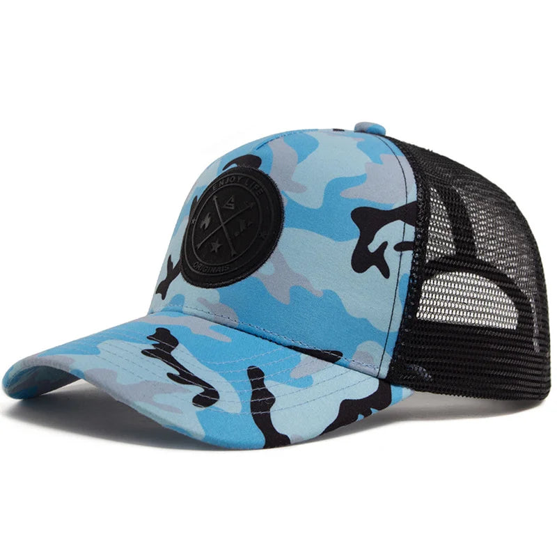 Gorra de Béisbol Unisex de Malla Transpirable, Ajustable y Ligera
