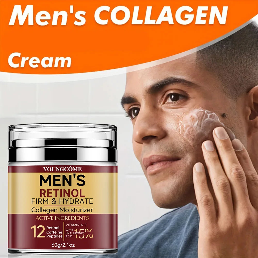 Crema Facial con Retinol para Hombre – Hidratante y Reafirmante