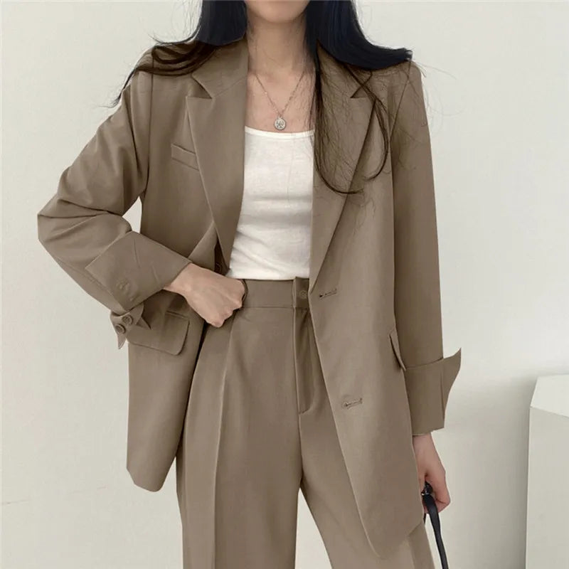 Conjunto Blazer y Pantalón  para Mujer – Traje Casual Elegante