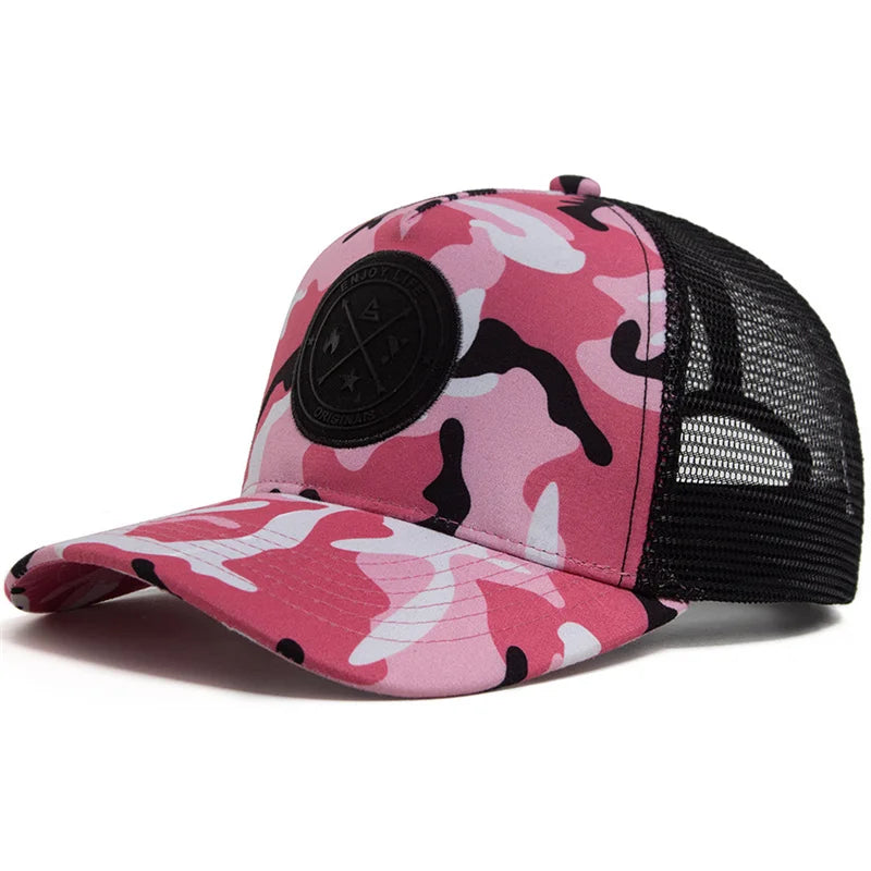 Gorra de Béisbol Unisex de Malla Transpirable, Ajustable y Ligera