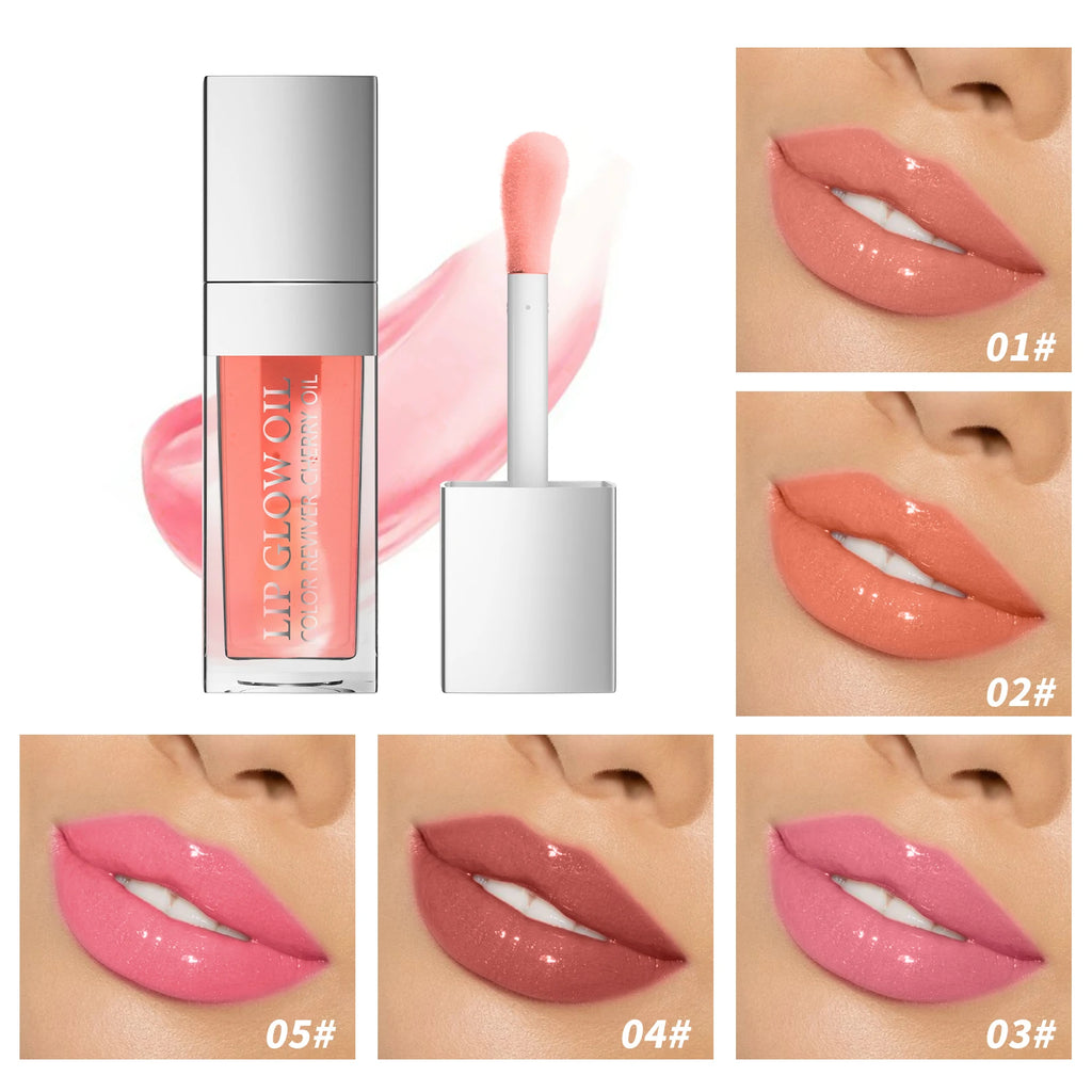 Aceite Labial Crystal Jelly – Gloss Hidratante y Voluminizador con Efecto Glow