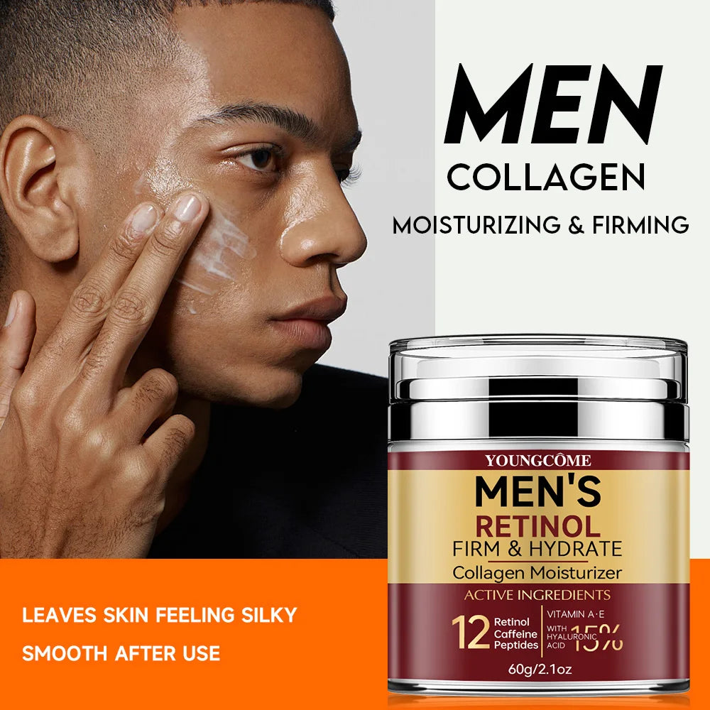 Crema Facial con Retinol para Hombre – Hidratante y Reafirmante