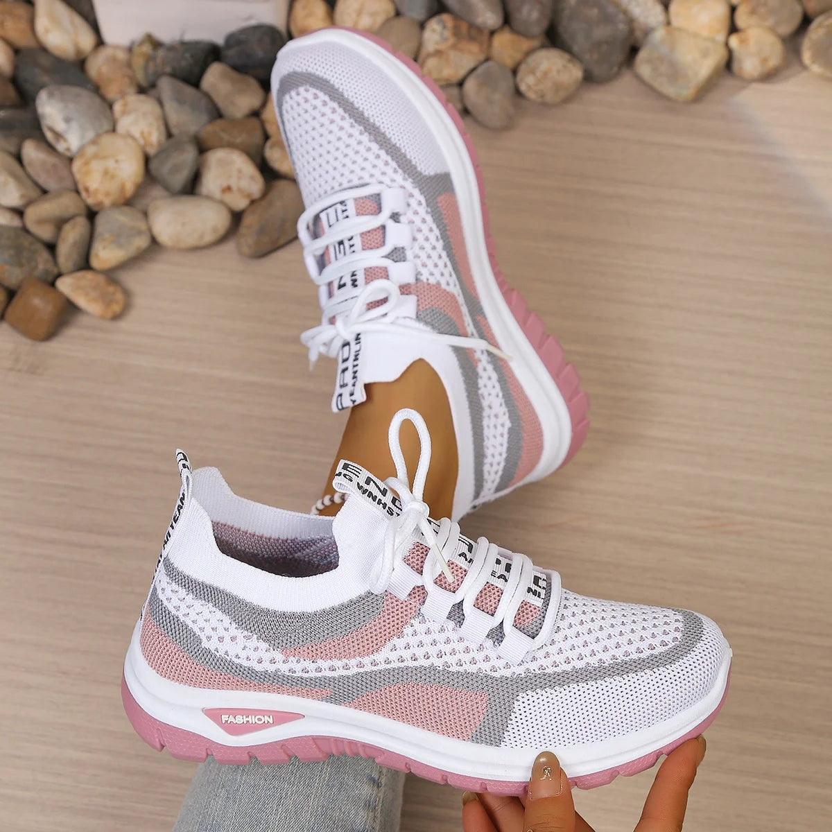 Zapatillas Bicolor de Lona para Mujer – Casual y Cómodas para el Día a Día