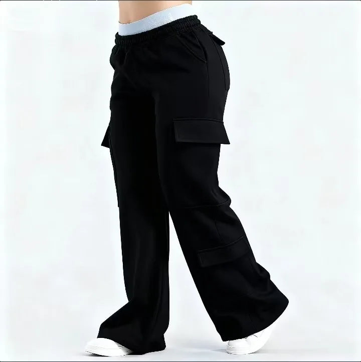 Pantalón Casual Recto de Mujer con Bolsillos - Primavera/Verano