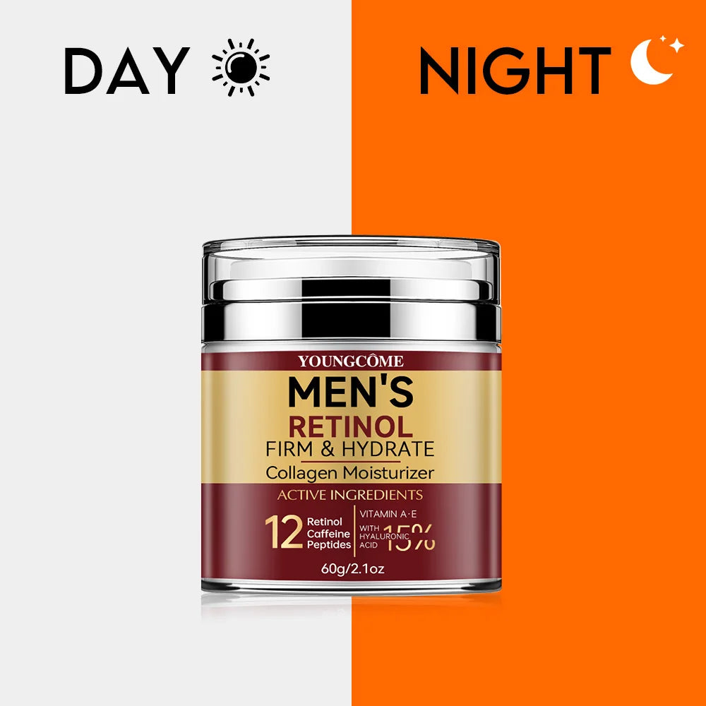 Crema Facial con Retinol para Hombre – Hidratante y Reafirmante