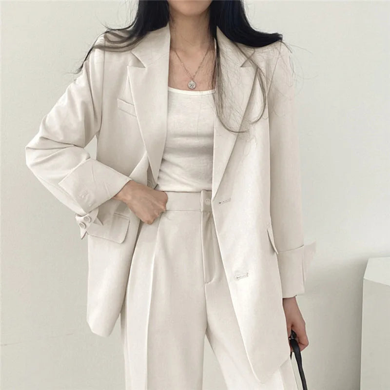 Conjunto Blazer y Pantalón  para Mujer – Traje Casual Elegante